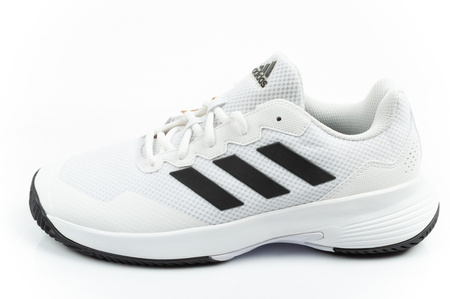 Pantofi de tenis Adidas GameCourt 2, albi