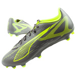Ghete de fotbal Puma Ultra 5 Play FG/AG, Teren Ferm, Gri Deschis Verde