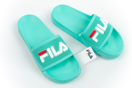 Șlapi Fila Morro Sporty pentru femei - Papuci de piscină verzi confortabili