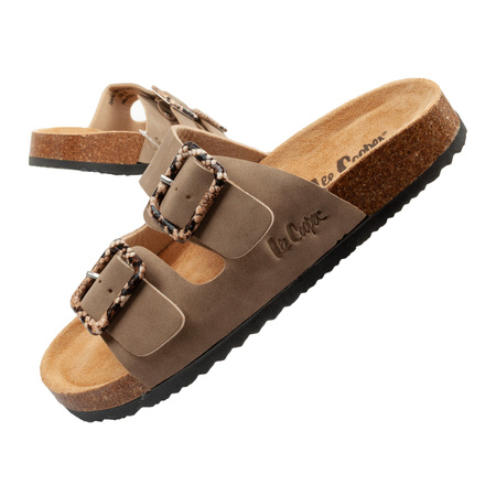 Sandale Lee Cooper pentru femei, kaki, confortabile, ușoare