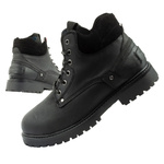 Ghete Chelsea Wrangler Yuma pentru bărbați, Ghete elegante din piele, negre