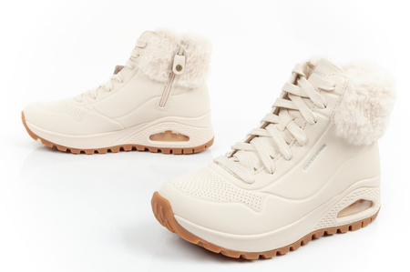 Pantofi sport de damă Skechers Uno Rugged [167274/NAT], crem.