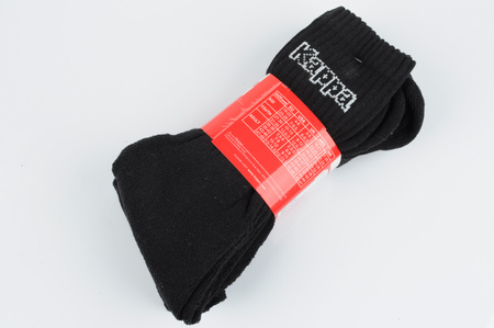 Kappa șosete lungi negre [34113IW 901] 3PAK