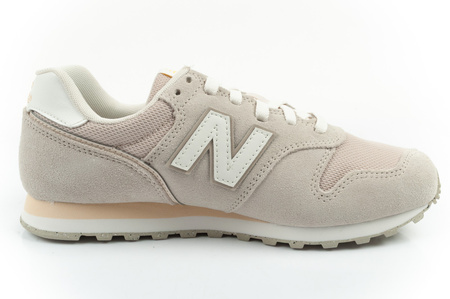 Pantofi sport New Balance 373 pentru femei, piele la modă, bej, alb