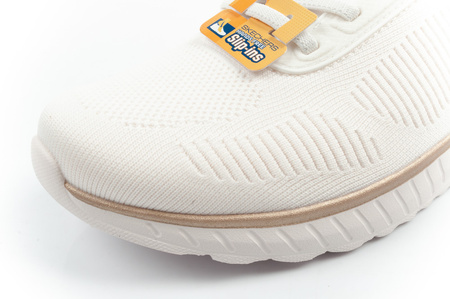 Teniși Skechers Bobs Squad Chaos SLIP-INS pentru femei, în culoarea albă