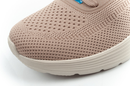 Teniși bej ușori pentru femei Skechers Bobs Squad Waves