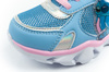 Pantofi sport Leomil pentru copii, model Stitch, ușori, cu velcro, LED, albaștri
