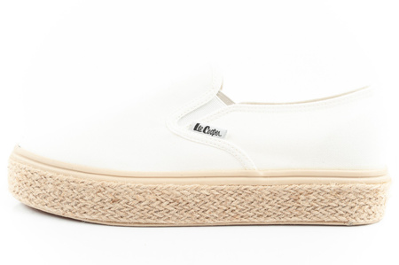 Teniși Lee Cooper Espadrile pentru femei, Alb la modă, Slip-On