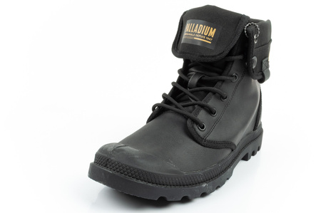 Teniși sport Palladium Baggy Coated pentru femei, culoare neagră la modă