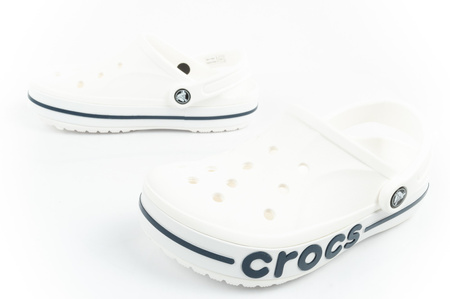 Pantofi flip-flops sandale saboti Crocs Bayaband Clog [205089-126], alb.