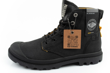Teniși înalți pentru bărbați Palladium Pampa Surplus, negri