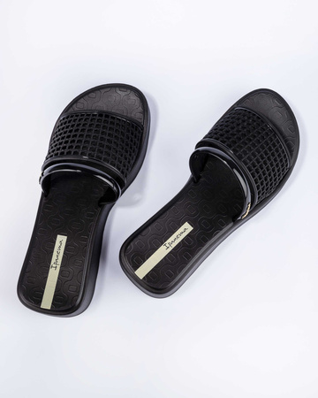 Șlapi de damă Ipanema Essence negri platformă la modă