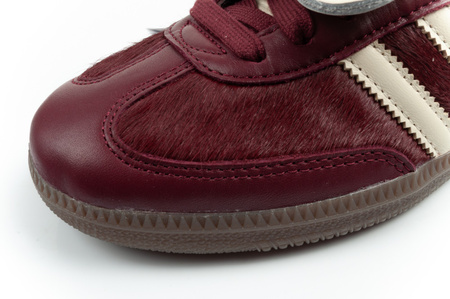 Pantofi sport Adidas Samba pentru femei, teniși la modă din piele, vișiniu