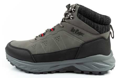 Pantofi de drumeție de iarnă Lee Cooper pentru bărbați cu baretă izolată la gleznă, gri