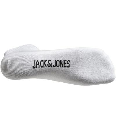 Sosete Jack&Jones unisex din bumbac [12260511 BLK/WHT] Pachet 12, negru, alb.