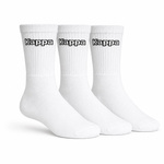 Kappa șosete lungi albe [34113IW 900] 3PAK