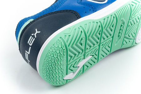 Joma – pantofi sport de fotbal Top Flex 2604 pentru sală, pentru copii, de culoare albastră