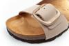 Sandale damă Bio Bio, model slip-on, piele naturală, bej