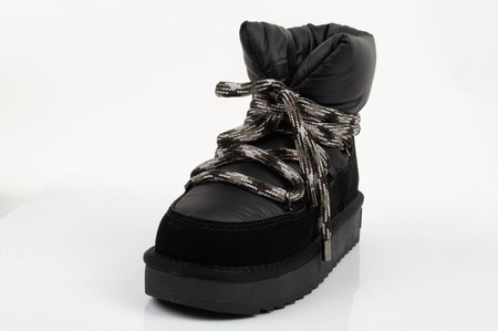 Pantofi de iarna dama D.Franklin [DFSH375003-BLAC], negri.