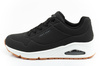 Pantofi sport de damă Skechers Uno-Stand On Air [73690/BLK], negri.