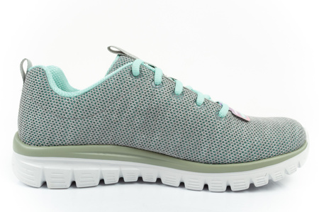 Pantofi sport de damă Skechers Graceful Twisted Fortune [12614/GYMN], gri.