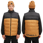 Vestă matlasată O'Neill Originals Puffer pentru bărbați, ușoară, confortabilă, maro