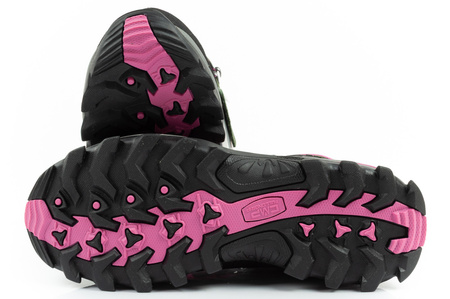 Pantofi de drumeție din piele pentru femei CMP Rigel, durabili, impermeabili, peste gleznă, verzi