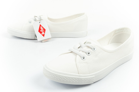 Teniși Lee Cooper pentru femei, balerini albi, fără alunecare