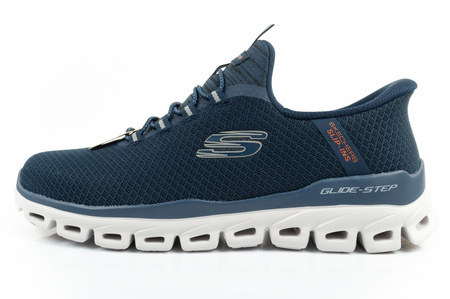 Teniși Skechers Glide-Step pentru bărbați, confortabili, slip-ins, bleumarin