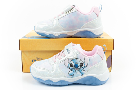 Pantofi sport pentru copii Leomil Stitch, ușori, cu velcro, LED albastru
