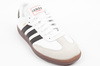 Teniși Adidas Samba, piele la modă, alb