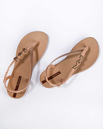 Sandale Ipanema Sandal Class pentru femei, bej cu auriu