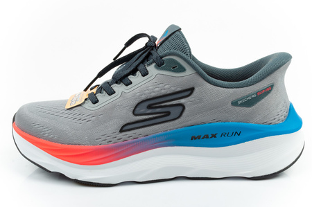 Teniși Skechers Max Run pentru bărbați, gri, SLIP-INS