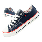 Pantofi sport Lee Cooper pentru femei - Teniși din material textil, bleumarin