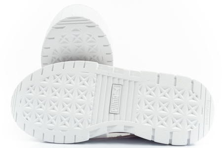 Pantofi sport pentru copii Puma Mayze cu platformă pentru fete [396665 01] alb