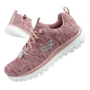 Pantofi sport de damă Skechers Graceful Twisted Fortune [12614/MVE], roz.