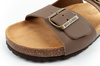 Pantofi sport Bio Bio pentru bărbați, Șlapi modelați, Piele naturală, Maro deschis