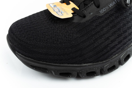 Pantofi sport impermeabili pentru femei Skechers Glide Step [104571/BBK] Slip-in, negru.