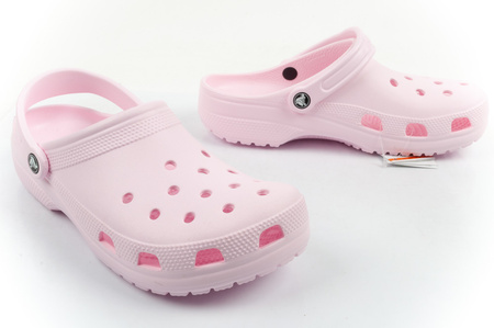 Saboți de damă Crocs Classic, sandale roz, la modă, confortabili