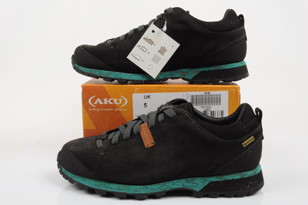 Pantofi de drumeție Aku Bellamont Gore-Tex pentru femei, negri durabili