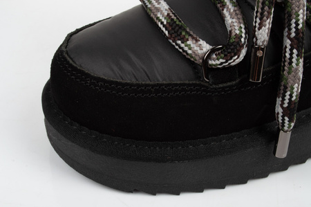 Pantofi de iarna dama D.Franklin [DFSH375003-BLAC], negri.