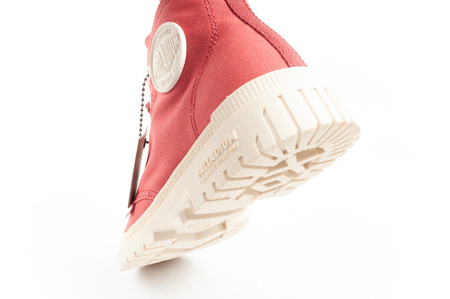 Ghete înalte Palladium Pampa SP20 pentru femei, roșu cărămiziu