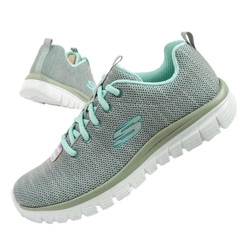 Pantofi sport de damă Skechers Graceful Twisted Fortune [12614/GYMN], gri.