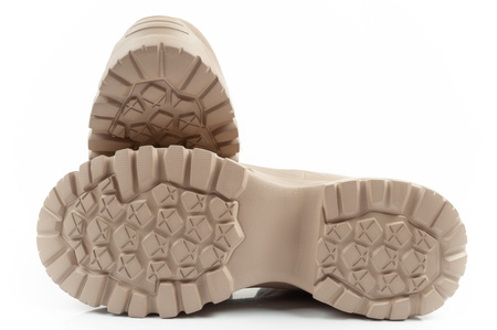 Pantofi de drumeție de iarnă Lee Cooper pentru femei, izolați, bej