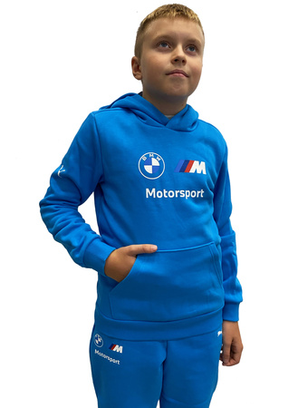 Hanorac sport Puma BMW MMS pentru băieți [536522 15], albastru.