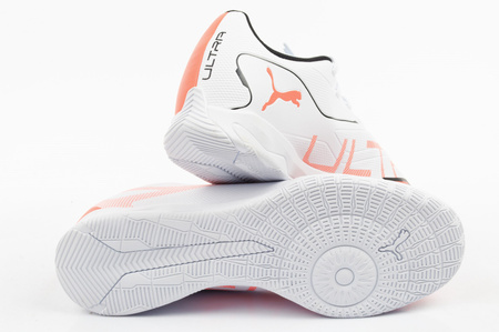Ghete de fotbal de sală pentru bărbați Puma Ultra 5 Play IT, albe
