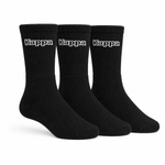 Kappa șosete lungi negre [34113IW 901] 3PAK