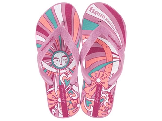 Șlapii pentru copii Ipanema Classic Happy sunt confortabili pentru plajă.