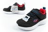 Pantofi sport Skechers Bounder pentru copii cu velcro, ușori, la modă, negri