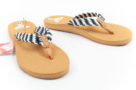 Șlapi de damă Roxy Porto, la modă și confortabili pentru plajă.